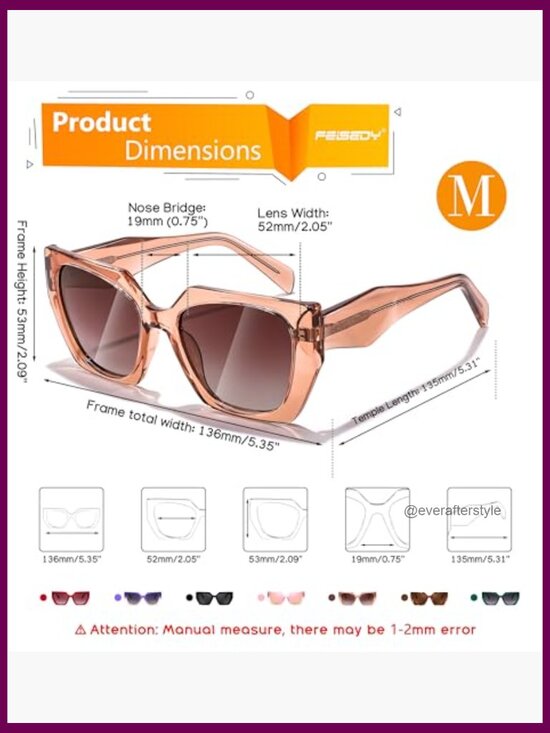 Polarized Oversized Square Sunglasses with TR Frame UV400 Protection main image 7